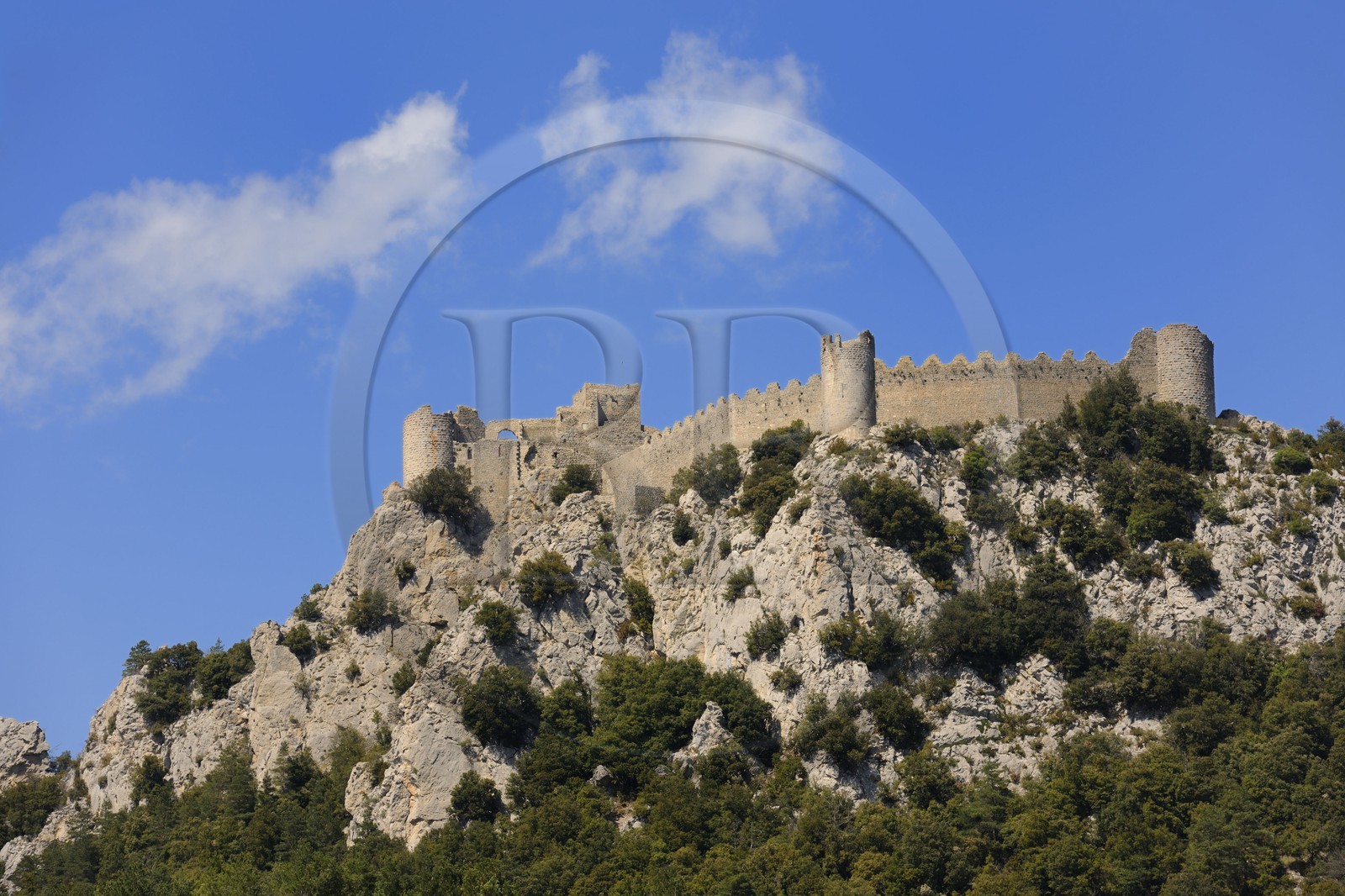 France, Aude (11), château cathare de Puilaurens