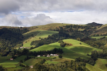France, Pyrenees Atlantiques, Basque Country, Aldudes valley farms