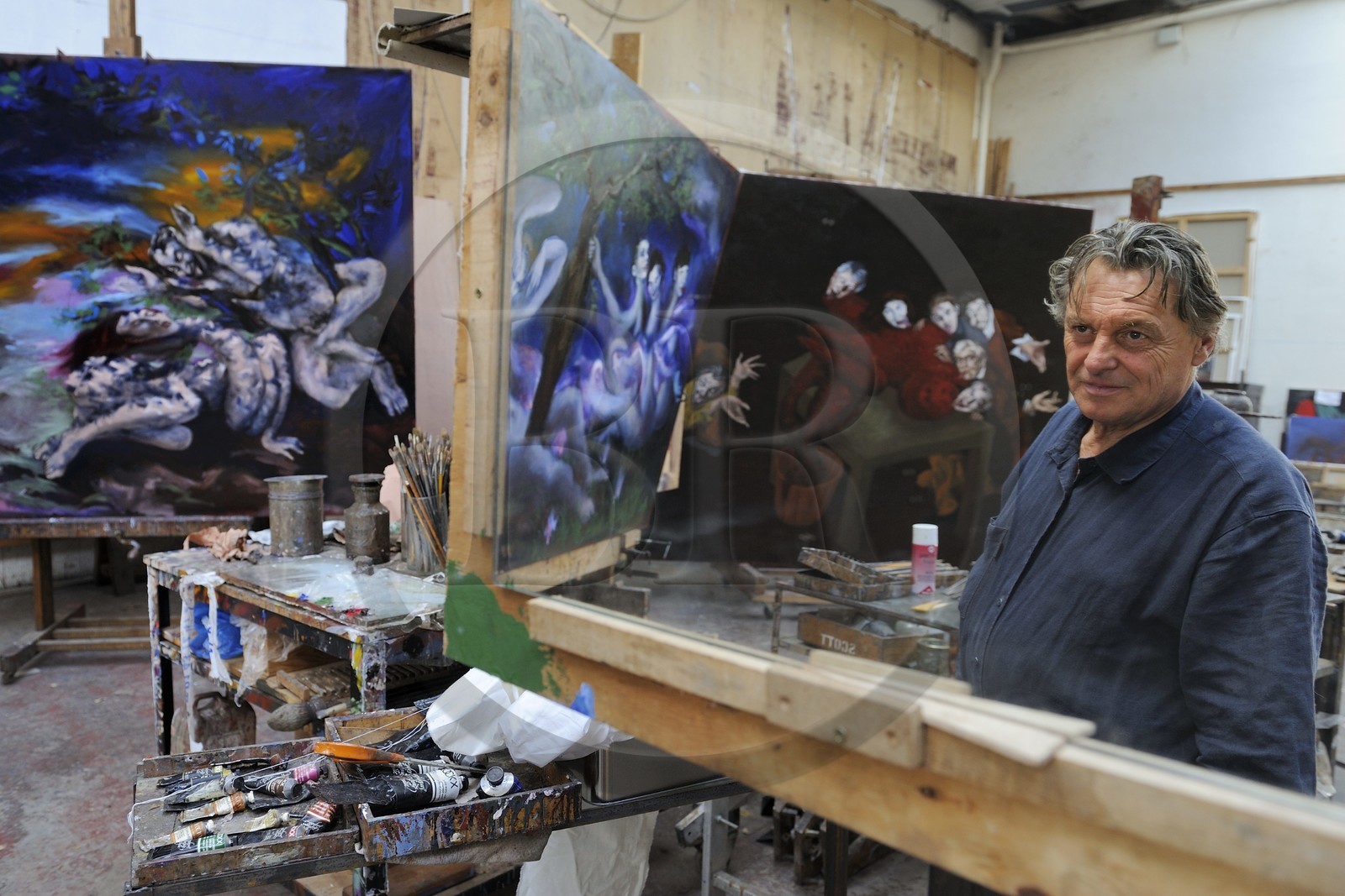 France, Eure (27), Marcilly sur Eure, Gérard Garouste