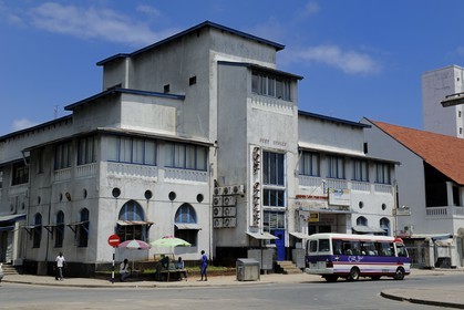Tanzania, Dar es-Salaam, the former central post office frome the colonial era