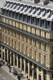 France, Paris (75),  immeubles haussmanniens de la rue Scribe