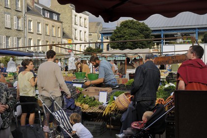 France, Manche, Cherbourg, market called barrows Saturday morning with small local  producers