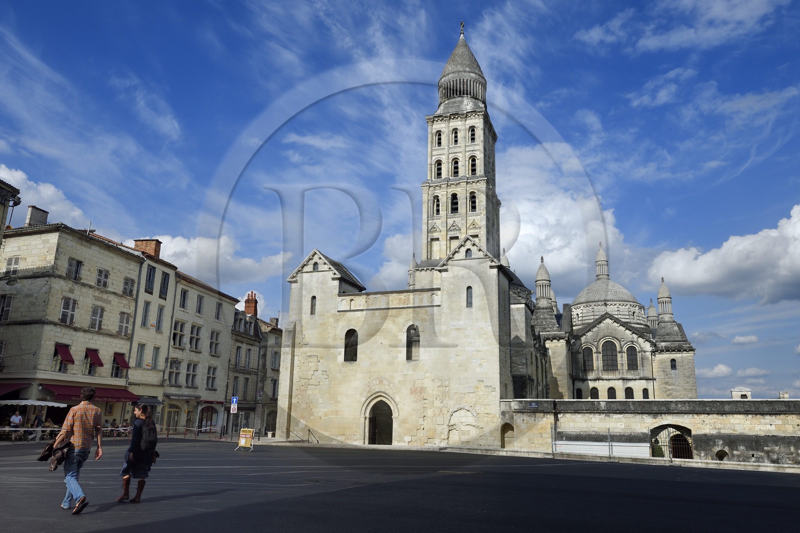 France, Dordogne (24), Périgord Blanc, Périgueux, Cathédrale Saint-Front, étape sur le chemin de Saint-Jacques-de-Compostelle site classé Patrimoine Mondial de l'UNESCO