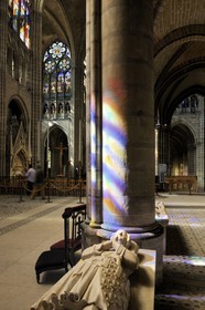 France, Seine-Saint-Denis (93), Saint-Denis, la basilique de Saint-Denis, gisant de Robert II d' Artois dit l'Enfant