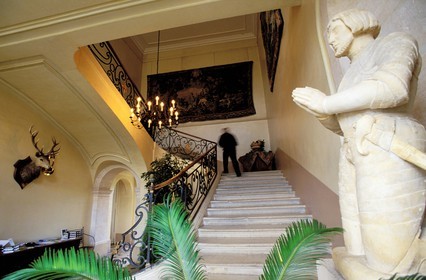 France, Marne, château d'Etoges, Hotel restaurant