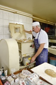 France, Bas Rhin, Gertwiller, museum and Gingerbread (Pain d'epices) factory Lips, Michel Habsiger in his factory