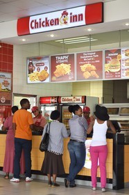 Zimbabwe, Bulawayo, fast food on 8th Avenue in downtown
