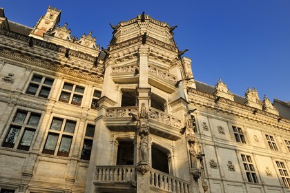 France, Loir-et-Cher (41), vallée de la Loire classée au Patrimoine Mondial de l'UNESCO, château de Blois, l'aile François 1er