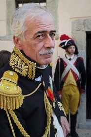 Italy, Liguria, Sarzana, Napoleon Festival, the french military commander Marshal of the Empire Massena