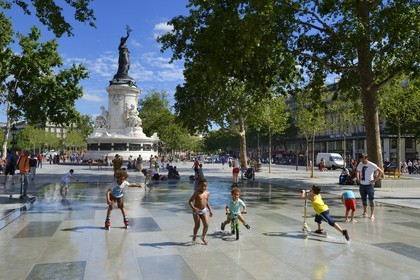France, Paris (75), place de la République