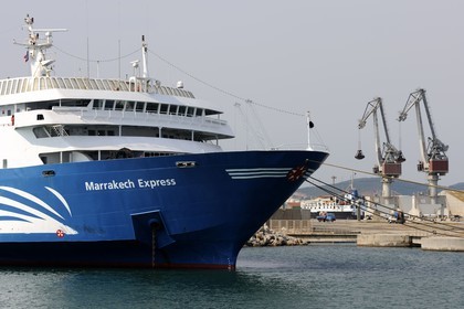 France, Hérault (34), Sète, le Nouveau Bassin du port industriel et commercial