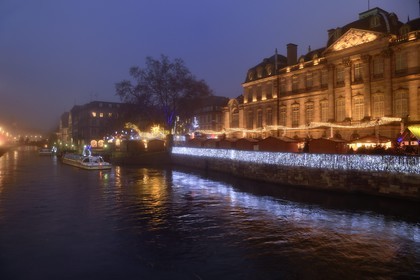 France, Bas Rhin, Strasbourg, Rohans Palace at the Ill River banks, It now houses three museums, the Museum of Decorative Arts, the Museum of Fine Arts and the Archaeological Museum