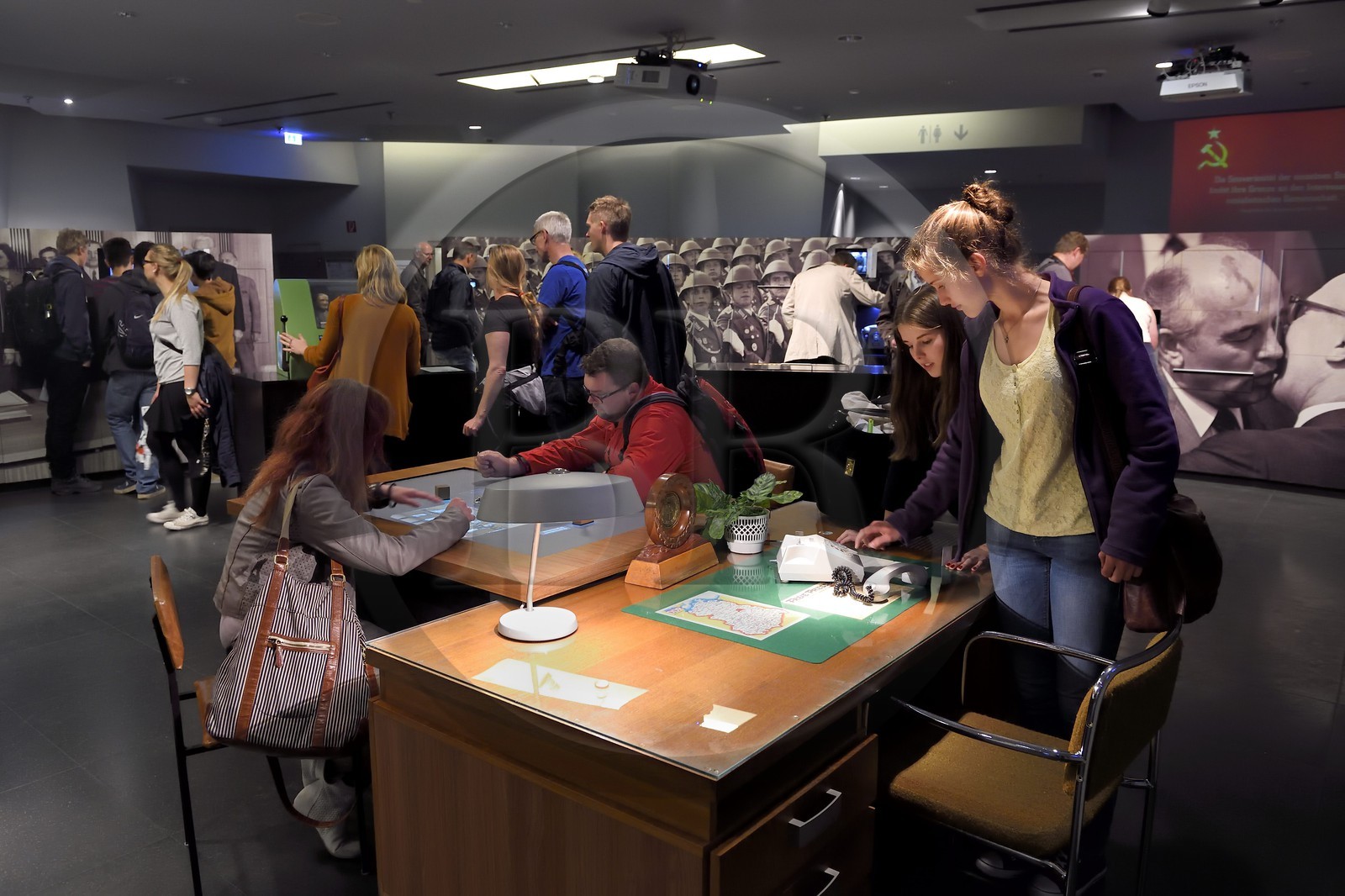 Allemagne, Berlin, DDR Museum, musée ouvert en 2006 et retraçant l'histoire de la vie quotidienne dans l'ancienne République démocratique allemande (RDA)