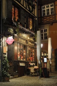France, Bas-Rhin (67), Strasbourg, vieille ville classée au Patrimoine Mondial de l'UNESCO, winstub Au Vieux Strasbourg