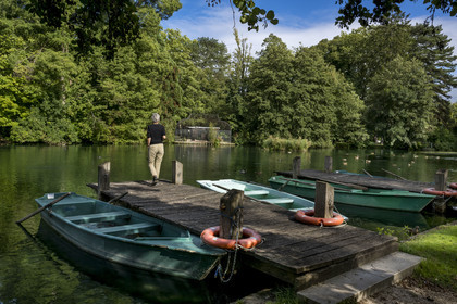 France, Côte-d'Or (21), les climats de Bourgogne classés Patrimoine Mondial de l'UNESCO, Beaune, le parc de la Bouzaize