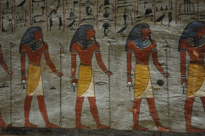 Egypte, Haute Egypte, vallée du Nil, environs de Louxor, nécropole thébaine classée Patrimoine Mondial de l'UNESCO, Thèbes Ouest, vallée des Rois, tombe de Ramses III