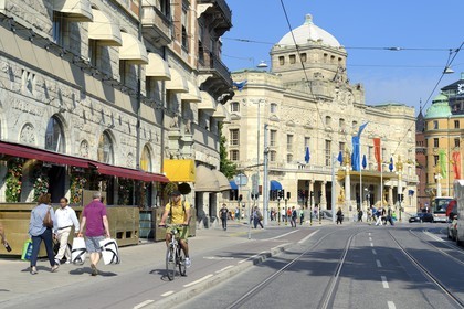 Sweden, Stockholm, the Royal Dramatic Theatre (Kungliga Dramatiska Teatern) at Nybroplan
