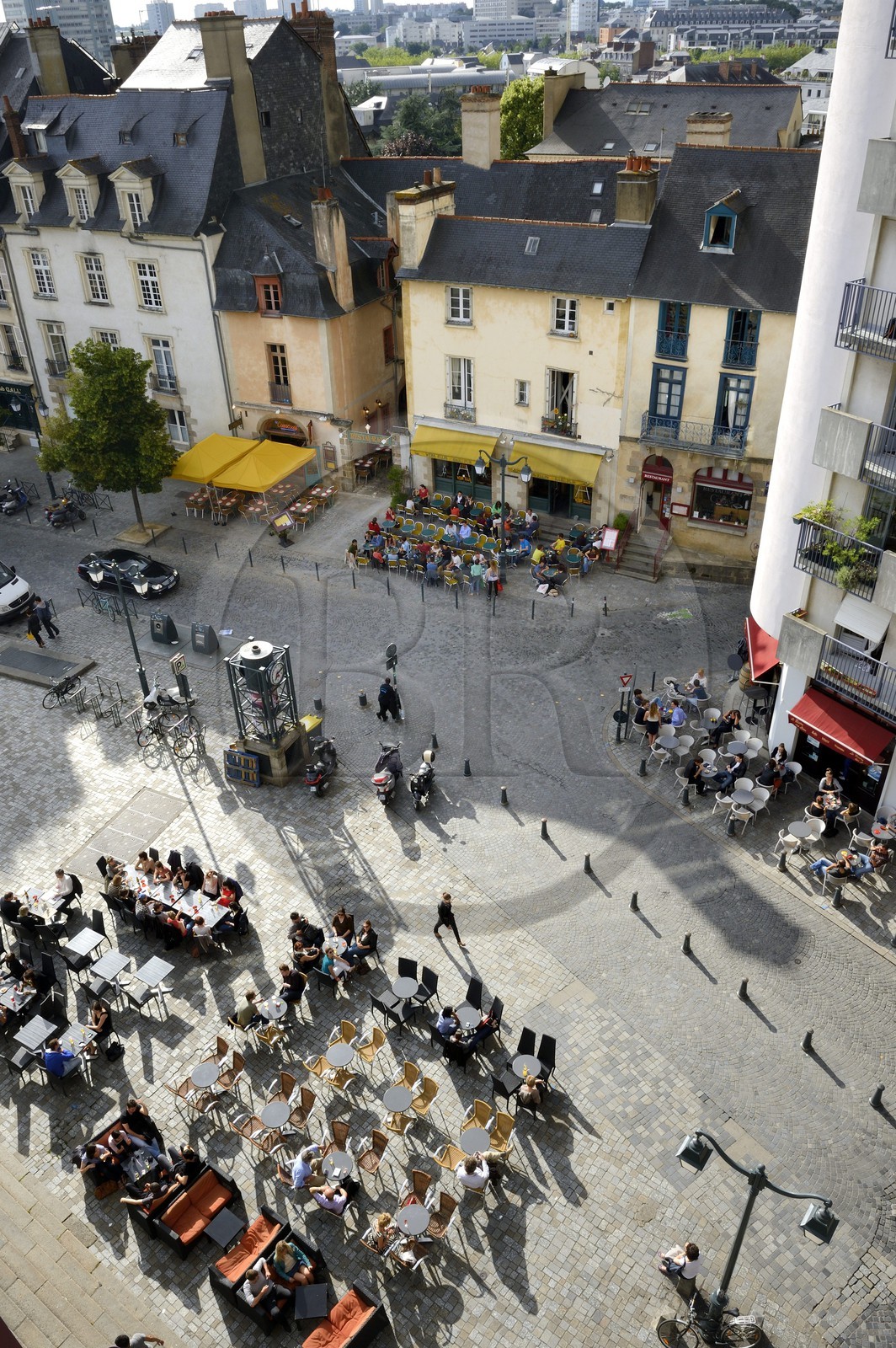France, Ille-et-Vilaine (35), Rennes, place des Lices