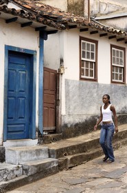 Brésil, Etat du Minas Gerais, ville de Diamantina, centre historique classé Patrimoine Mondial de l 'UNESCO (Route de l'or, Estrada Real)