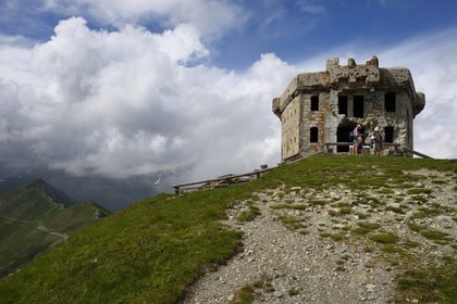 France, Alpes-Maritimes, parc national du Mercantour ( Mercantour national park), La Bollène-Vésubie area, Authion mountains, the Three Communes Point redoubt