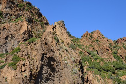 France, Corse du Sud, Golfe de Girolata, listed as World Heritage by UNESCO, Nature Reserve of the peninsula of Scandola