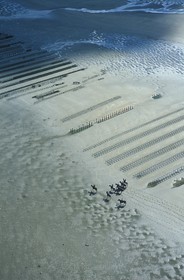 France, Manche (50), Cotentin, Utah Beach, plage du débarquement, (vue aérienne)