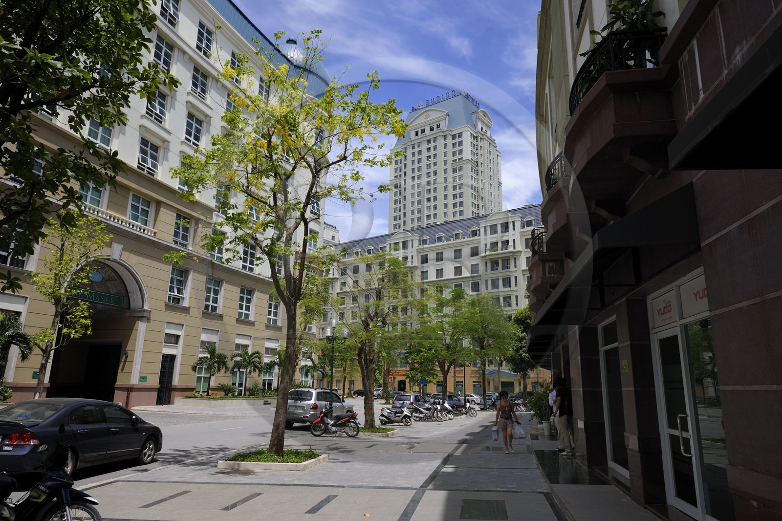 Vietnam, Hanoï, quartier de Cau Giay, nouveaux immeubles de luxe The Manor