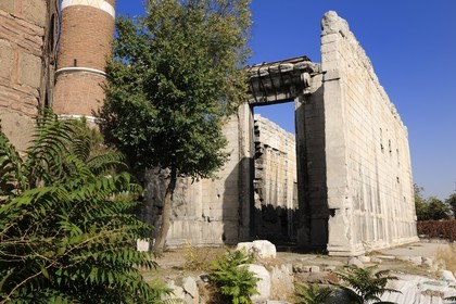 Turkey, Central Anatolia, Ankara, the Monumentum Ancyranum (Temple of Augustus and Rome)
