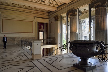 Allemagne, Berlin, l'Ile aux musées, classée Patrimoine Mondial de l'UNESCO, Altes Museum abritant une collection d'oeuvres antiques