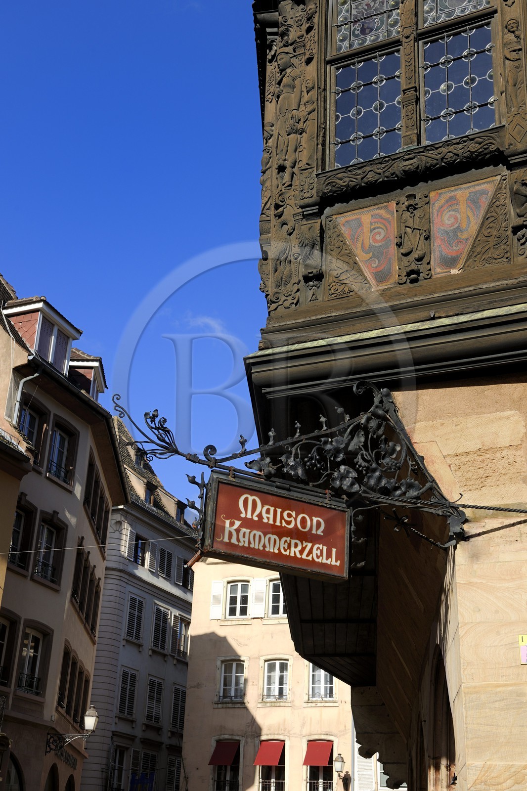 France, Bas-Rhin (67), Strasbourg, la maison Kammerzell (15ème siècle) sur la place de la cathédrale
