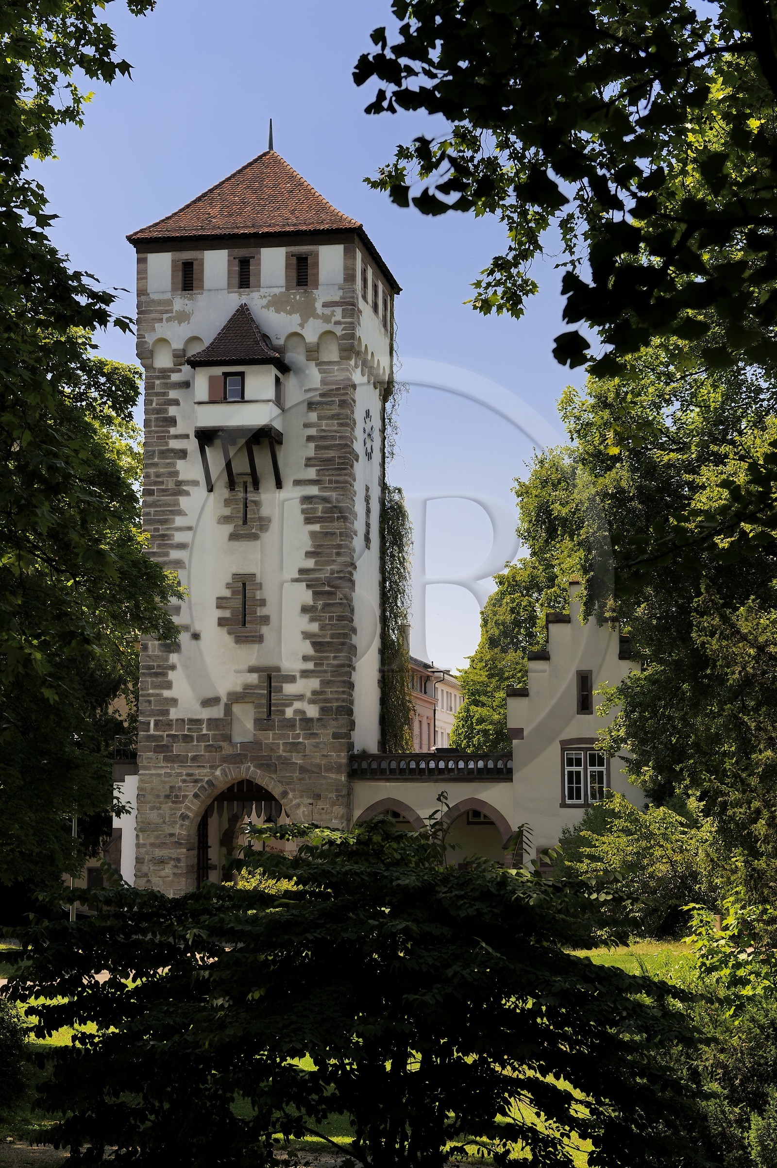 Suisse, Bâle, le vieux quartier Saint-Alban, la porte Saint-Alban
