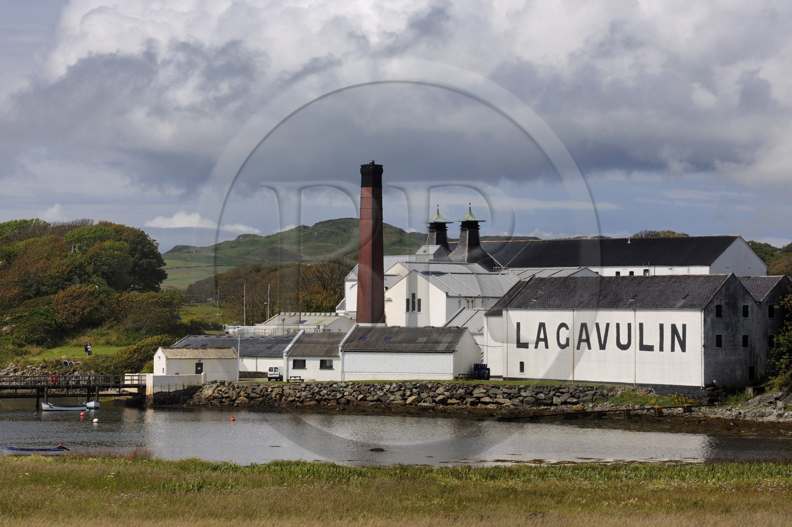 Royaume-Uni, Ecosse, Hébrides intérieures, Ile de Islay, Port Ellen, distillerie de whisky Lagavulin