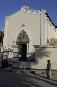 Egypt, Upper Egypt, Nile Valley, Luxor, christian church