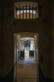 France, Guyane, Kourou, Iles du Salut, Ile Royale, le quartier disciplinaire du bagne pour les condamnés récalcitrants