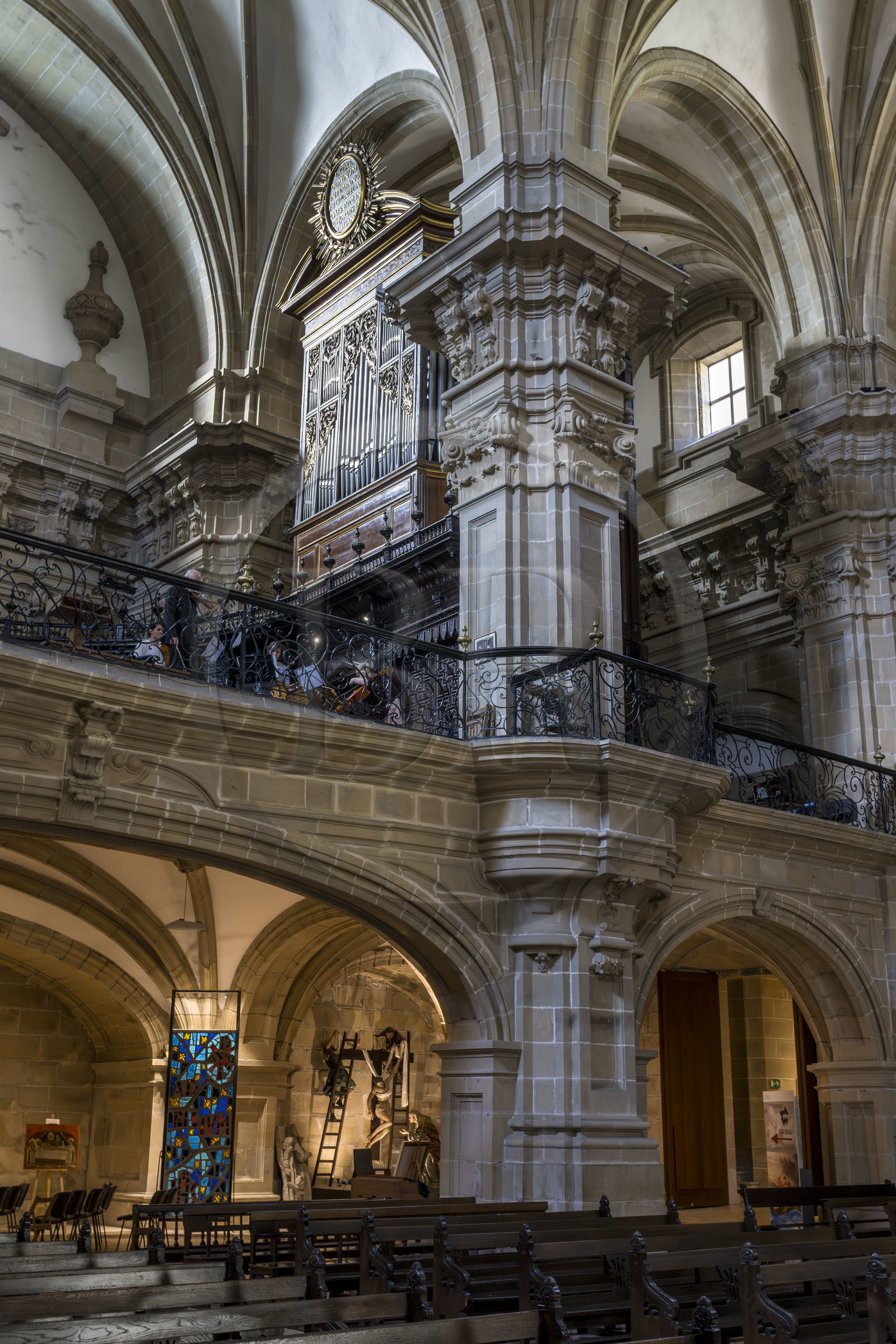 Espagne, province du Guipuscoa (Gipuzkoa), Saint-Sébastien (Donostia), Basilique Sainte-Marie du Chœur (Basilica de Nuestra Senora del Coro)