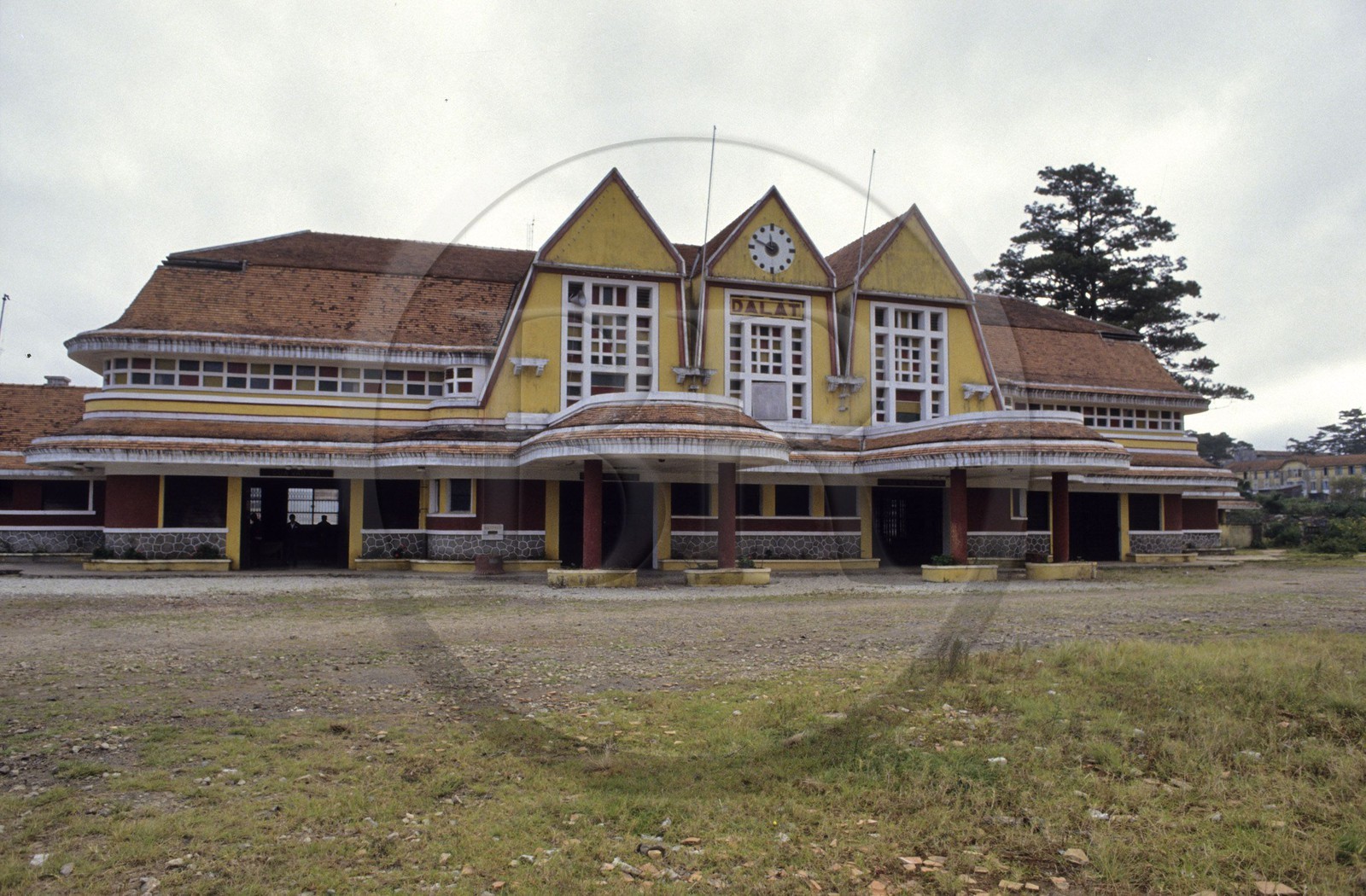 Vietnam, province de Lam Dong, Dalat, la gare est le terminus de la Ligne de Dalat