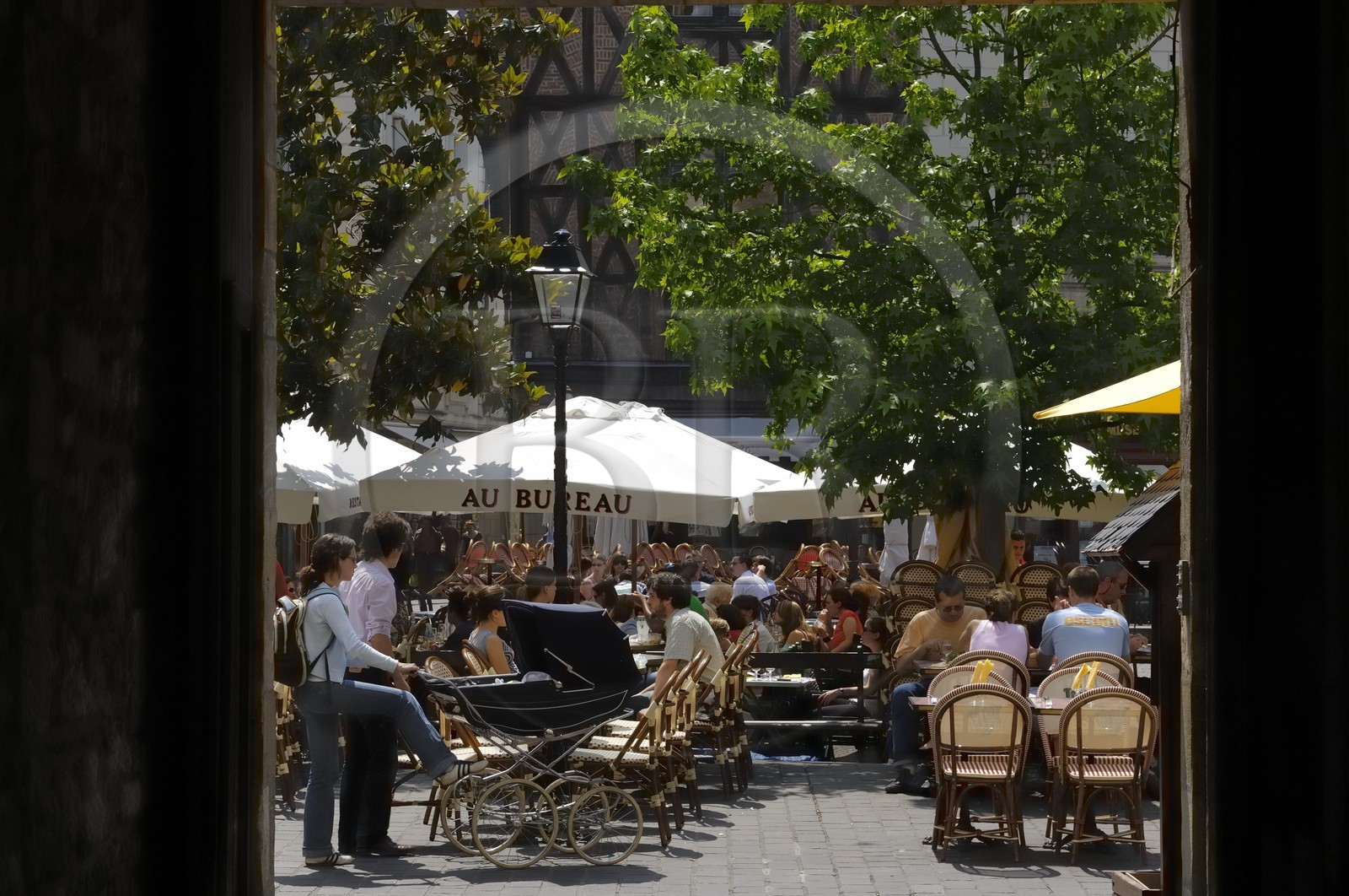 France, Indre et Loire (37), Tours, place Plumereau