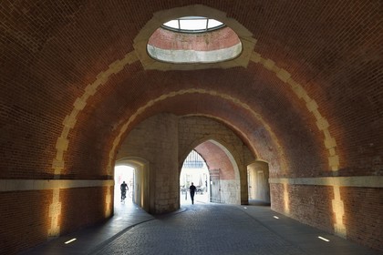 France, Meurthe-et-Moselle, Nancy, Porte de la Craffe, former gate remaining of the Medieval fortifications