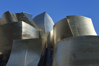 Espagne, Pays basque espagnol, Biscaye, Bilbao, le musée Guggenheim de l'architecte Frank Gehry