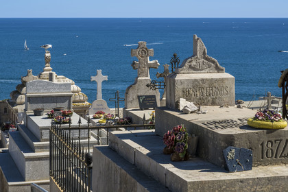 France, Herault, Sète, Saint-Charles cemetery known as the Marin cemetery