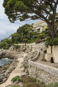 France, Alpes-Maritimes, Cap d'Ail, the coastal path