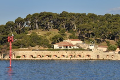 France, Var, Toulon harbour, La Seyne-sur-Mer, the Fort Eguillette on the corniche Bonaparte