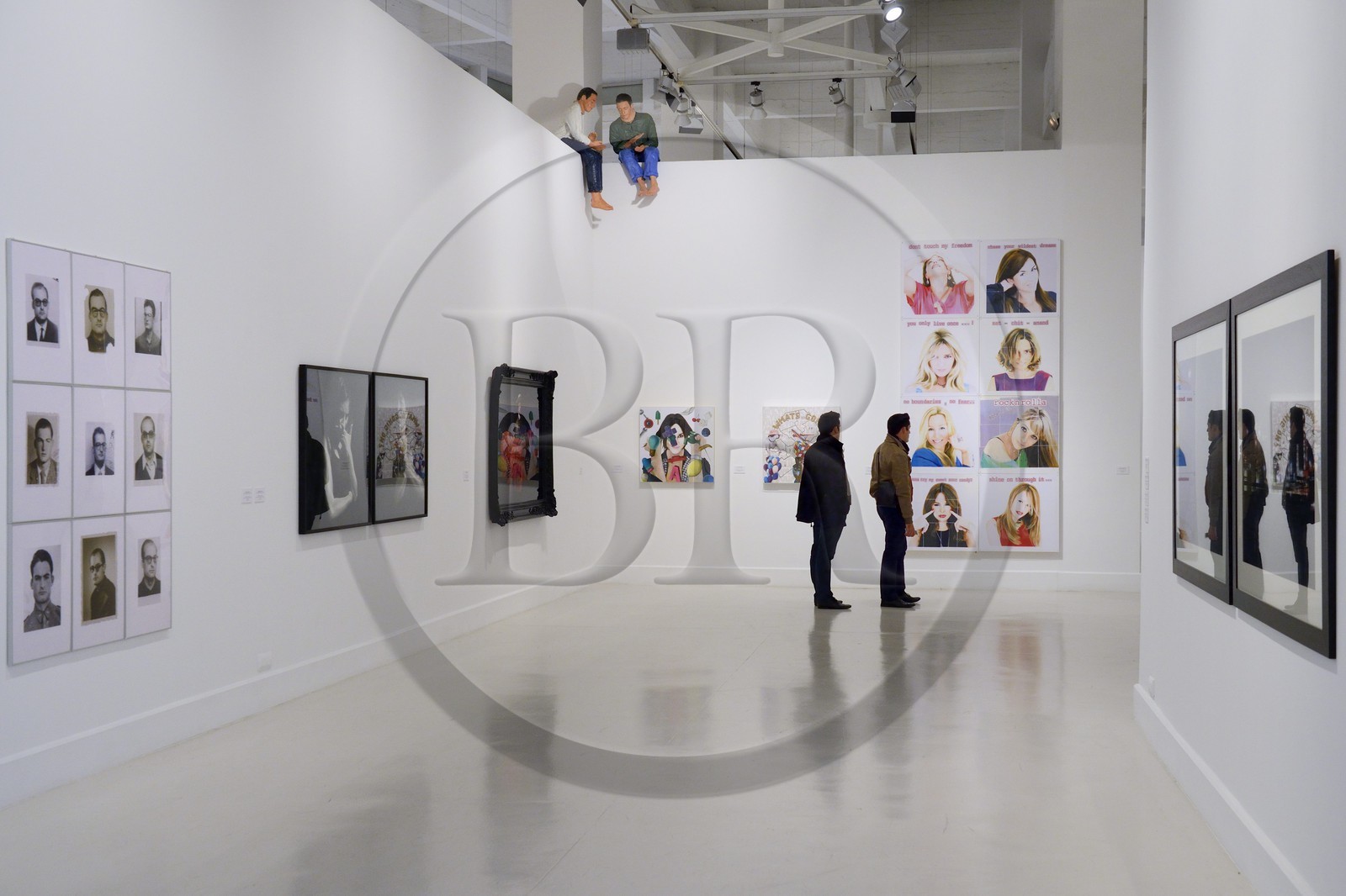 Espagne, Andalousie, Malaga, quartier Soho, le centre d’art contemporain (CAC Malaga), salle des artistes andalous