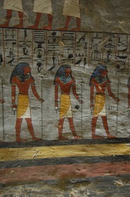 Egypte, Haute Egypte, vallée du Nil, environs de Louxor, nécropole thébaine classée Patrimoine Mondial de l'UNESCO, Thèbes Ouest, vallée des Rois, tombe de Ramses III