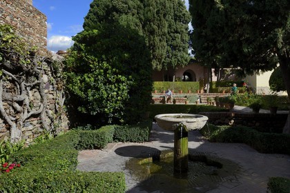 Espagne, Andalousie, Malaga, la Alcazaba