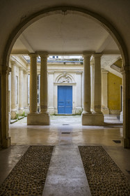France, Herault, Montpellier, historic center called the Ecusson, Hotel de Griffy, 18th century private mansion
