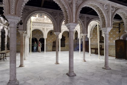 Spain, Andalusia, Seville, Casa Palacio de Guardiola at the Puerta de Jerez