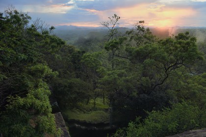 Sri Lanka, Central Province, Matale District, Sigiriya, Old city of Sigiriya listed as World Heritage by UNESCO, Rock of the Lion former Royal Palace