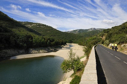 France, Hérault (34), les Gorges de l'Hérault entre Saint-Martin-de-Londres et Saint-Guilhem-le-Désert