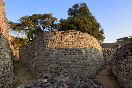 Zimbabwe, Masvingo province, the ruins of the archaeological site of Great Zimbabwe, UNESCO World Heritage List, 10th-15th century, the Great Enclosure